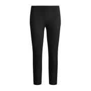 Aansluitende zwarte enkellange broek Ralph Lauren , Black , Dames