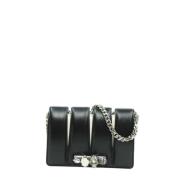 Pre-owned Leather handbags Alexander McQueen Pre-owned , Black , Dames