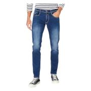 Slim-fit Denim Jeans Replay , Blue , Heren