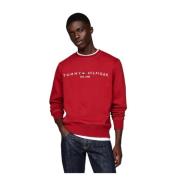 Crewneck Sweatshirt Tommy Hilfiger , Red , Heren