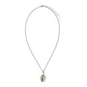 Stijlvolle zilveren metalen ketting Y/Project , Gray , Dames