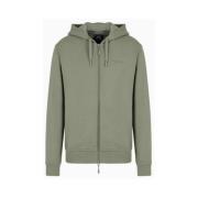 Stretch-stof zip-up sweatshirt Armani Exchange , Green , Heren