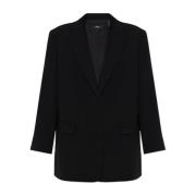 Blazer met zakken Theory , Black , Dames