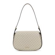 Canvas Schoudertas Michael Kors , Beige , Dames