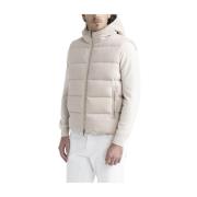 Ganzen donsvest in wol en kasjmier Peserico , Beige , Heren