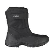 Zwarte Hoge Schoenen met Waterdichte Membraan CMP , Black , Heren