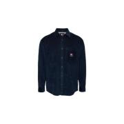 Lange mouw shirt Tommy Jeans , Blue , Heren