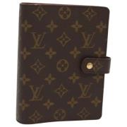 Pre-owned Canvas home-office Louis Vuitton Vintage , Brown , Dames