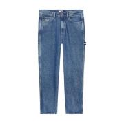 Klassieke Straight Fit Denim Jeans Tommy Jeans , Blue , Heren