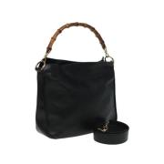 Pre-owned Leather gucci-bags Gucci Vintage , Black , Dames