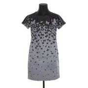 Pre-owned Cotton dresses Valentino Vintage , Gray , Dames