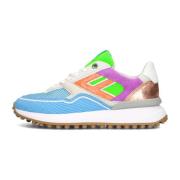 Kleurrijke lage sneakers voor dames Floris van Bommel , Multicolor , D...