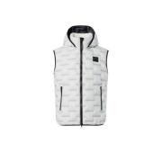 Gilet Met Capuchon North Sails , White , Heren