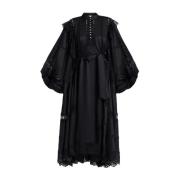 Zwarte Crush Jurk Voorknoopsluiting Zimmermann , Black , Dames