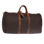 Pre-owned Canvas travel-bags Louis Vuitton Vintage , Brown , Dames