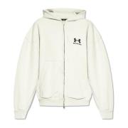 Sweatshirt met Logo Balenciaga , Gray , Dames