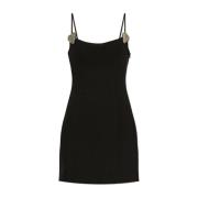 Jurk met bandjes Blumarine , Black , Dames