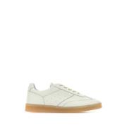 Witte Leren Sneakers MM6 Maison Margiela , White , Heren