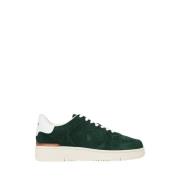 Heren Lage Top Leren Sneakers Polo Ralph Lauren , Green , Heren