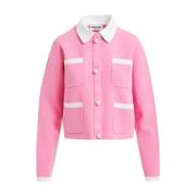 Gebreide Haurel Jas Essentiel Antwerp , Pink , Dames