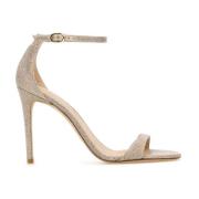 Zilveren stof Nudist II Sandalen Stuart Weitzman , Gray , Dames