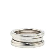 Pre-owned White Gold rings Bvlgari Vintage , Gray , Dames