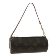 Pre-owned Canvas pouches Louis Vuitton Vintage , Brown , Dames