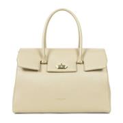 Handbags Lancaster , Beige , Dames