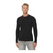 Trui met ronde hals Calvin Klein Jeans , Black , Heren