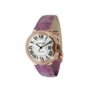 Pre-owned Rose Gold watches Cartier Vintage , Gray , Dames