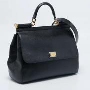 Pre-owned Leather handbags Dolce & Gabbana Pre-owned , Black , Dames