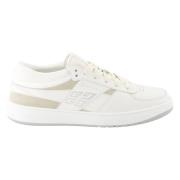 Witte en Beige Leren Sneakers Givenchy , White , Heren