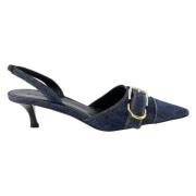 Voyou Raw Denim Pumps Givenchy , Blue , Dames