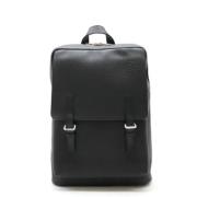 Pre-owned Leather backpacks Loewe Pre-owned , Black , Dames