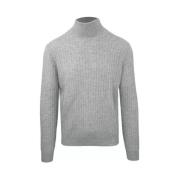 Luxe Cashmere Coltrui Grijs Malo , Gray , Heren