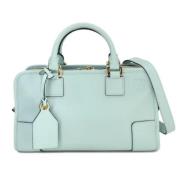 Pre-owned Leather handbags Loewe Pre-owned , Blue , Dames