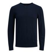 Pullover Jack Jones Emil Knit Noos Jack & Jones , Blue , Heren