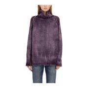 Eco-Cashmere Coltrui Avant Toi , Purple , Dames