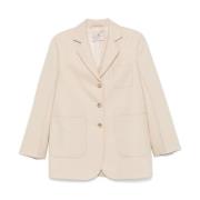 Stijlvolle jas voor mannen Ermanno Scervino , Beige , Dames