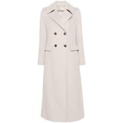 Dubbele Rijgjas Herno , Beige , Dames