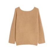 Mohair popcornsteek trui Max Mara Weekend , Beige , Dames