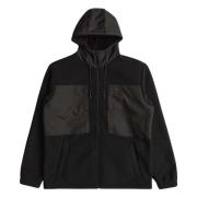 Grens Sherpa Hoodie Billabong , Black , Heren