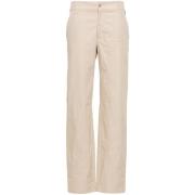 Logo Tag Stijlvolle Broek Moschino , Beige , Dames