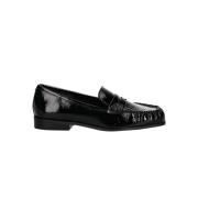 Zwarte platte schoenen Elegante stijl Michael Kors , Black , Dames