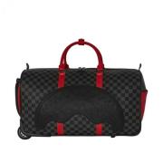 Raceway 3 Duffle Large Wheely Sprayground , Black , Unisex