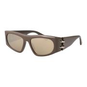 Stijlvolle zonnebril Am0471S Alexander McQueen , Gray , Unisex