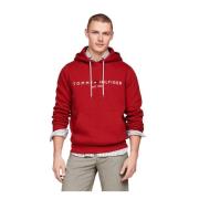 Hoodie Sweater Tommy Hilfiger , Red , Heren