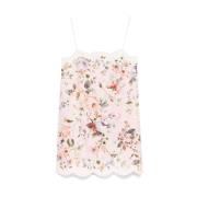 Acacia Print Linnen Jurk Zimmermann , Multicolor , Dames