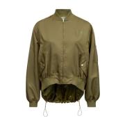 Groene Jassen met Ritssluiting MM6 Maison Margiela , Green , Dames