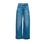 Blauwe Jeans Icon Denim , Blue , Dames